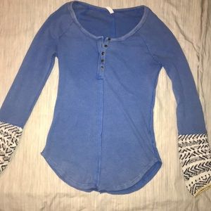 Free People Thermal shirt